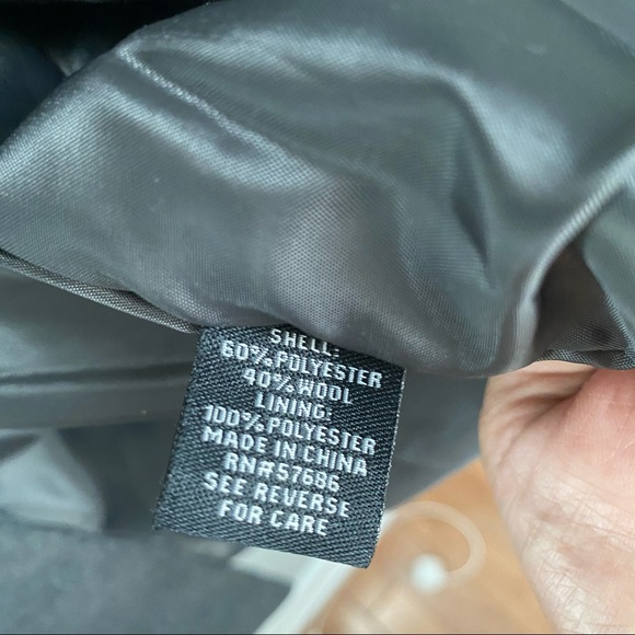 NEW LOOK Gray Winter Coat with Black Belt Buttoned - Picture 9 of 13